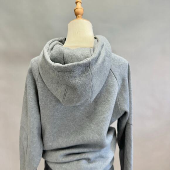 Tuxy Suit Men's Gray/Black Jumpsuit One Piece Hoodie Sweatsuit Size Large - Picture 9 of 16